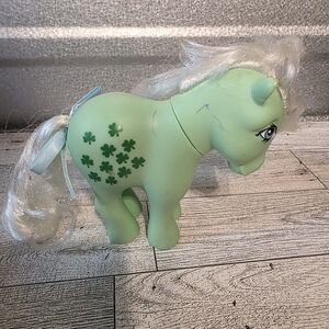 My Little Pony Green Figure with White Hair